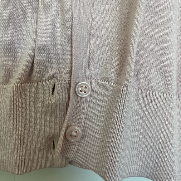 H&M basics light mauve cardigan size small - Picture 4 of 6